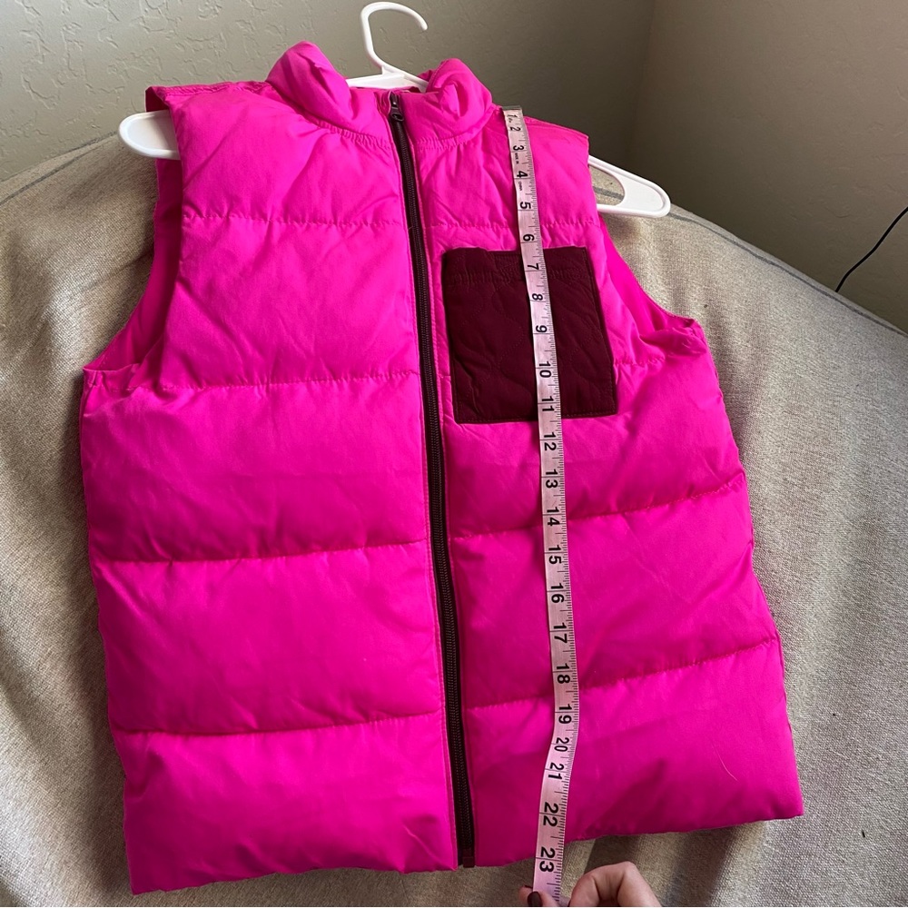 CAT & JACK Hot Pink Child’s Puffer Vest - Picture 6 of 6